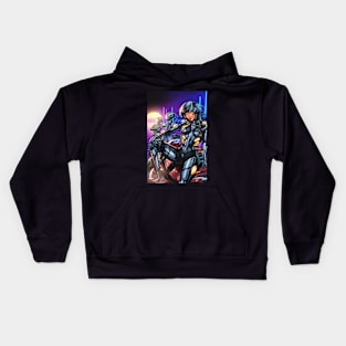 Curves and bullets 2.0 Kids Hoodie